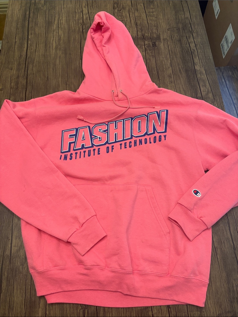 Champion Coral Pink FASHION Institute Hoodie